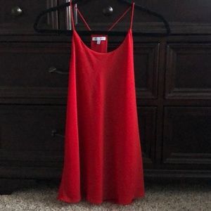 Red tank top